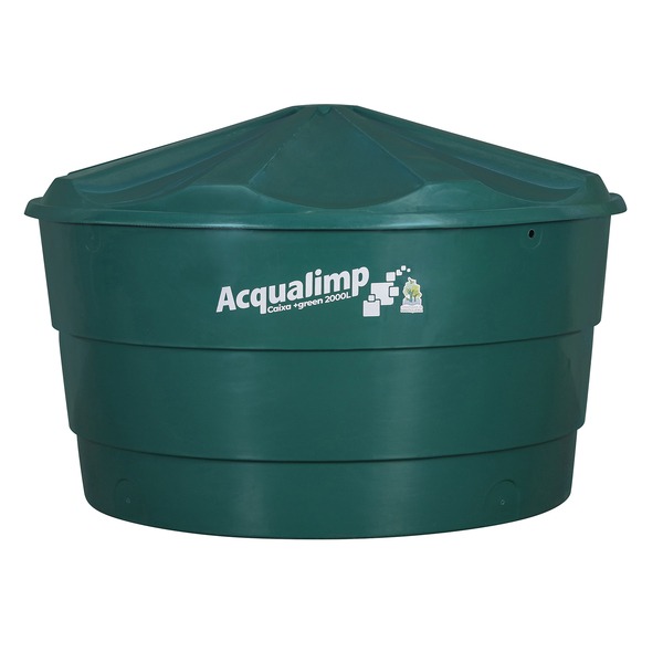 Caixa d'Água 2.000L em Polietileno +Green Acqualimp